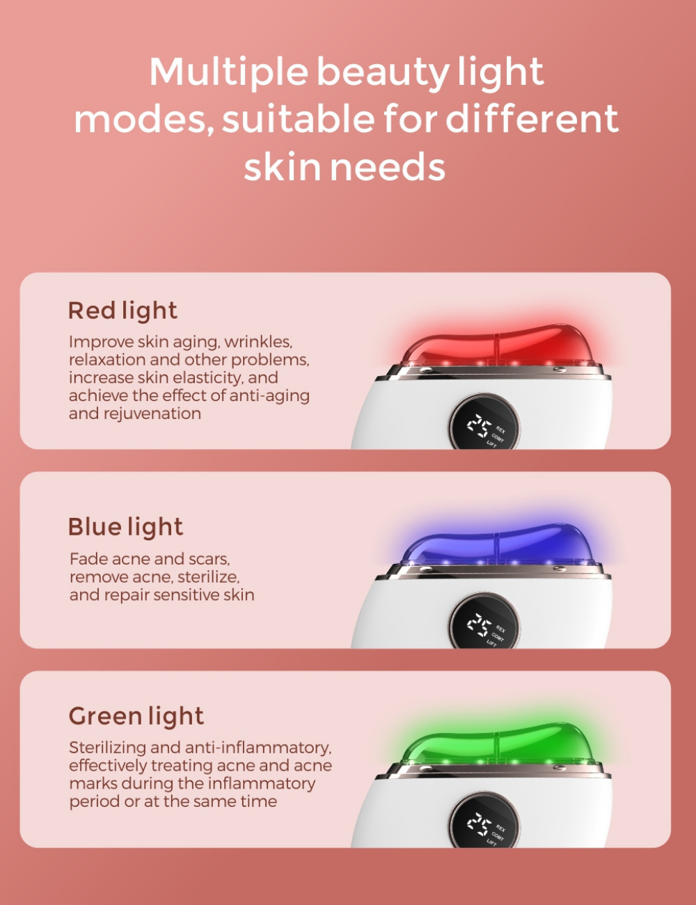 Seluuna SkinLift – EMS & LED Therapy Device